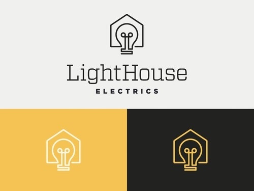 lighthouse #logo #electrics #logotype