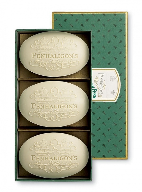 Penhaligon's - TheDieline.com - Package Design Blog / Bench.li #typography #design #soap #vintage #package #green