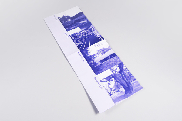 The Letter D #hand #out #pamphlet #poster #blue #mailer #brochure