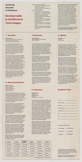 Ephemera once posted on bulletin boards in the Charles and Ray Eames | Monoscope #grid #print #design