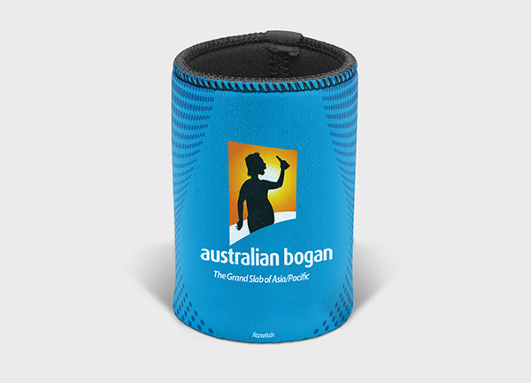 Bogans at the Australian Open. The grand slab of Asia Pacific! #holder #fezwitch #stubby #beer #branding #satire #parody #logo #australian #open #bogan