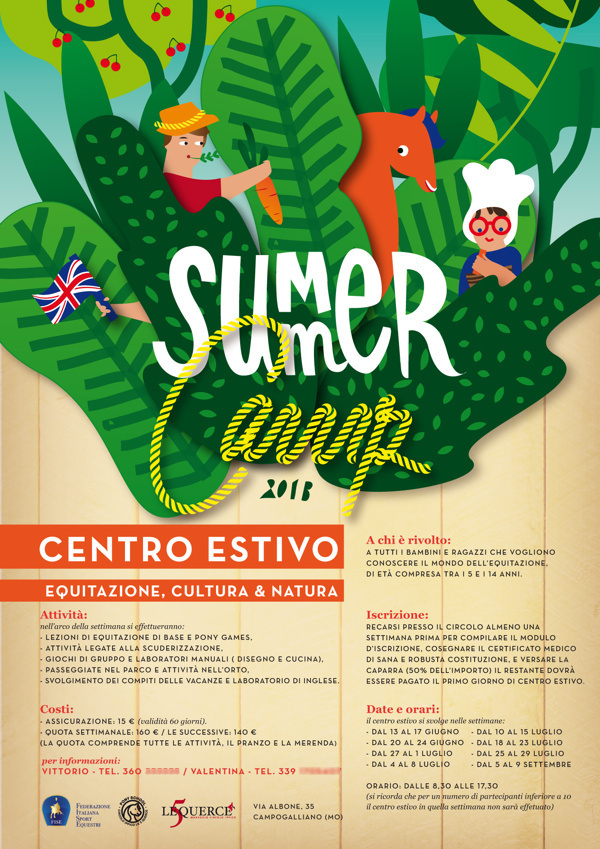 SUMMER Camp 2013 on Behance #flyer #colors #graphic #summer
