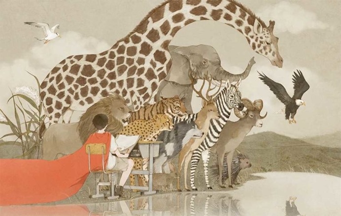 Dreamlike and Narrative Storybook Illustrations by Jin Xingye