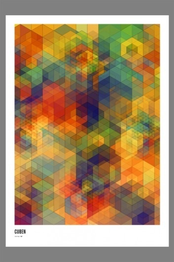 excites | Shop | Simon C Page #pattern #dimension #geometric #grid #poster #tile #overlay #angular