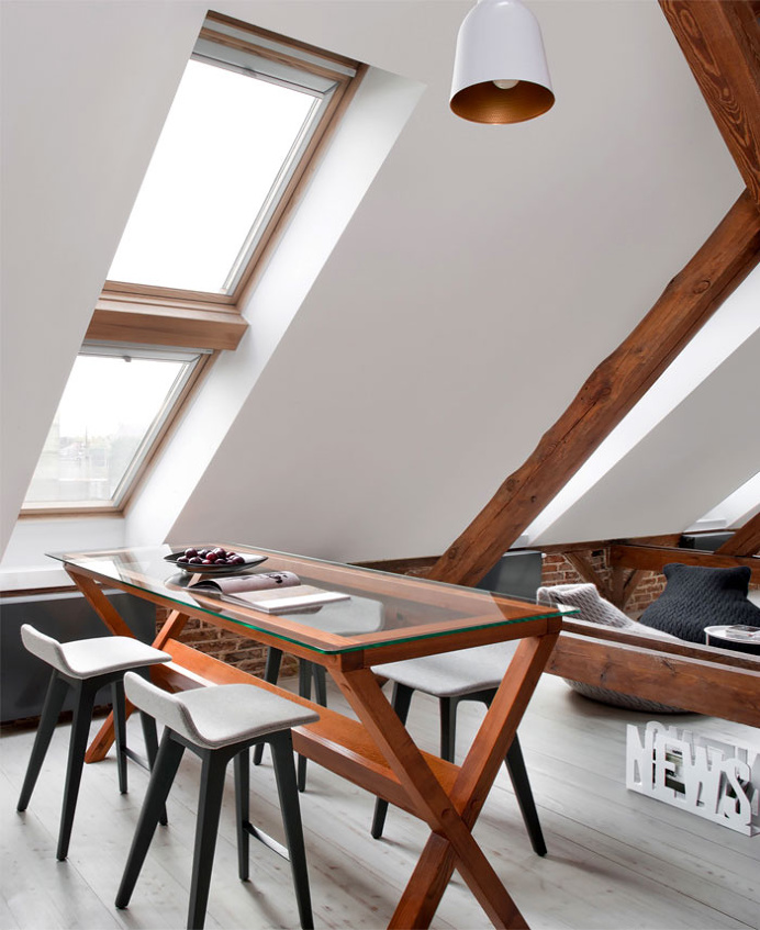Loft Apartment in Poznan by Cuns Studio - #architecture, #home, #decor, #interior, #homedecor,