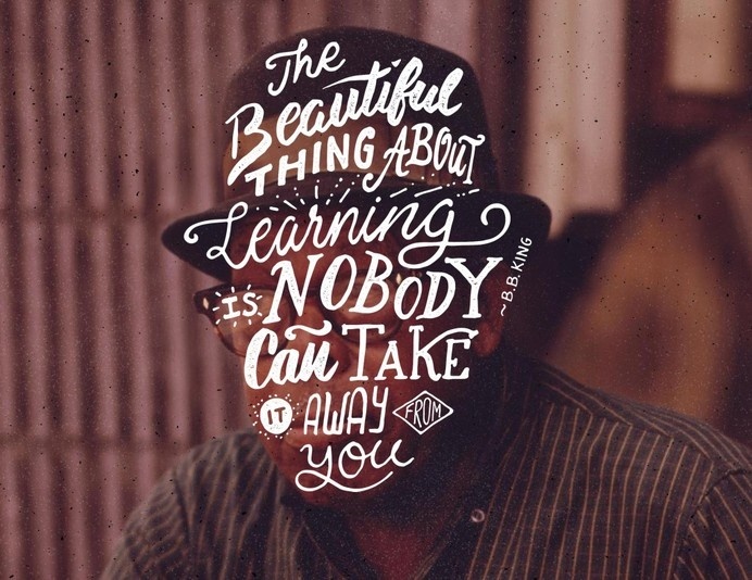 Learning Hand Lettering by Ian Barnard #lettering #quote #portrait #type #hand #typography