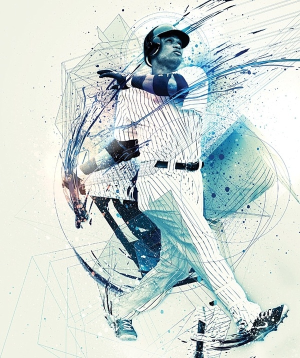ESPN Magazine 'MLB Preview' NOPATTERN / Chuck Anderson: Art, design, #print #posters