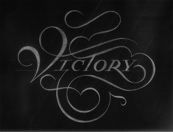 Victory #typography