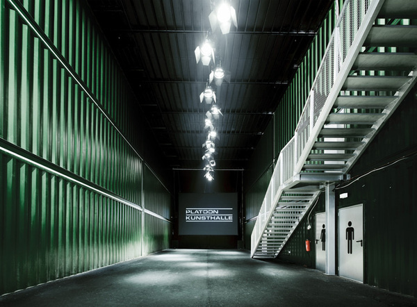 Platoon Kunsthalle by Platoon, Berlin office design #exhibition #up #temporary #pop