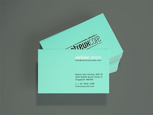Montreux Café Identity System - FPO: For Print Only #business #branding #card #food #restaurant #foil