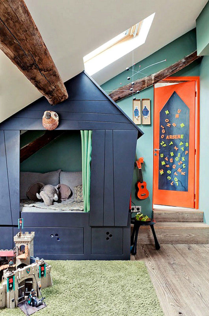 Magnetic Letter Names Via Milk Magazine #interior #rooms #design #decor #deco #childrens #decoration