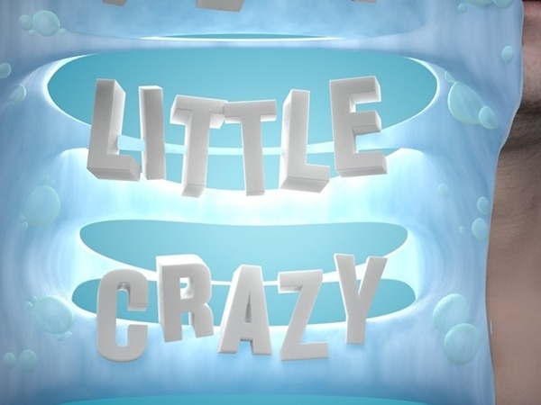 We're all a little crazy on Behance #lettering #cgi #details #3d #typography