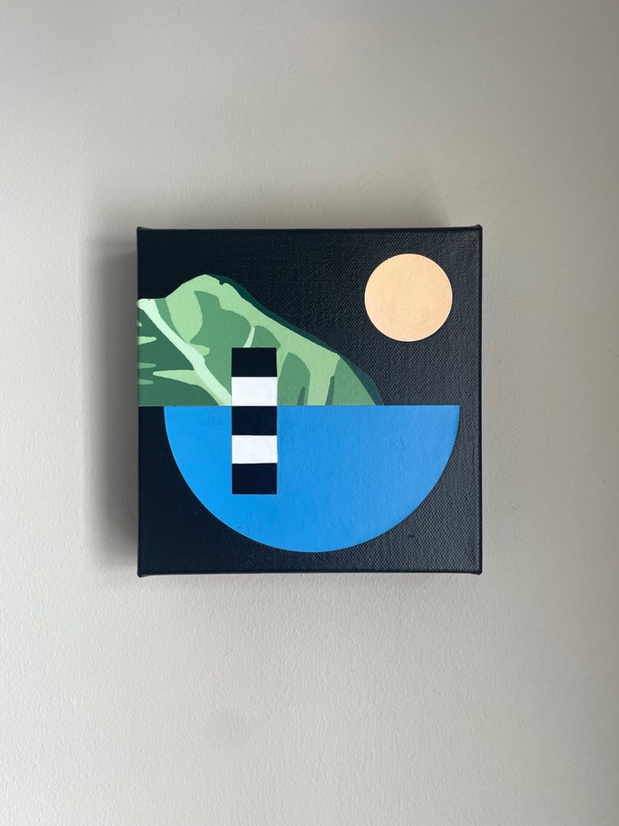 Middle Coast Vs. by artist Briana Auel
6x6 / 2023