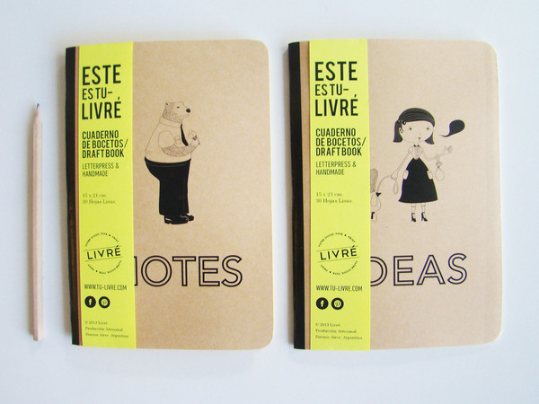Tu Livre » Paper goods, type & print » Cuaderno de Boceto / DraftBook #ideas #notes