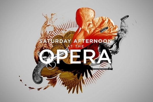 Saturday Afternoon at the Opera | Flickr - Photo Sharing! #type #illustration