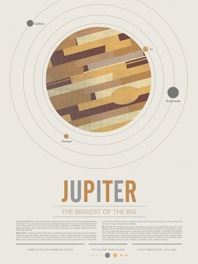 Beyond Earth: A Poster Series by BeyondEarth » Updates — Kickstarter #solar #jupiter #system #poster #planet