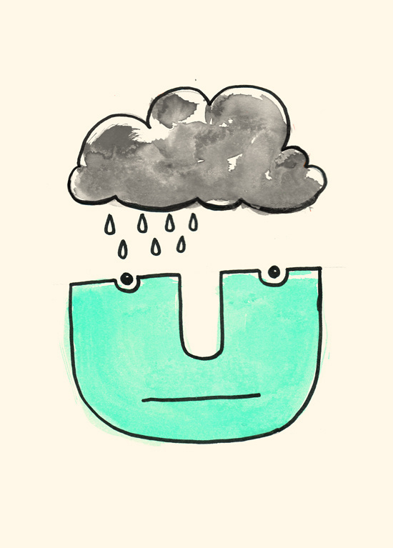 Wolken Mann leciel #illustration