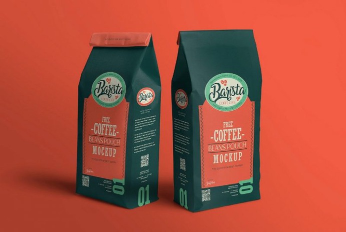 32+ Best Free Coffee Packaging Mockup PSD