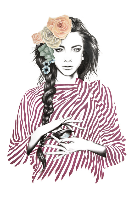 Stunning Portraits by Amanda Mocci #illustration #portrait #inspiration