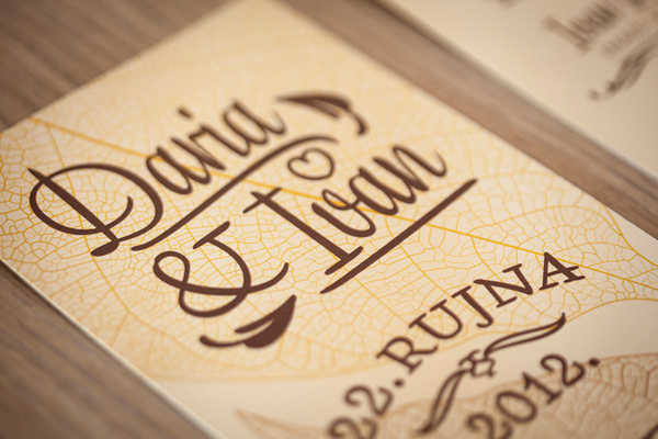 Daria & Ivan Wedding identity and invitations #leo #branding #ivan&daria #design #graphic #vinkovic #identity #wedding