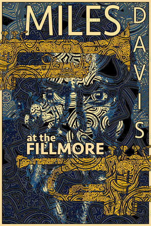 Miles At The Fillmore Poster by Oliv