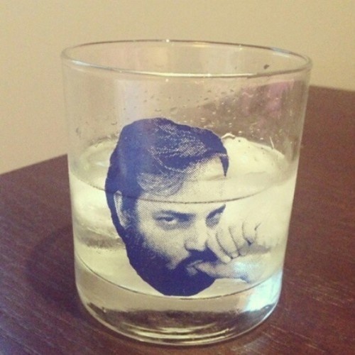 this isn't happiness™ photo caption contains external link #glass #print #face #water