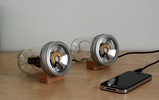 audioJar - SARAH PEASE DESIGN #jar #speakers #risd #mason