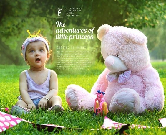 #baby #photography #concept #garden #teddy