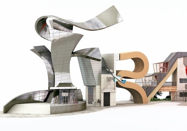 frank ghery 3d type #buildings