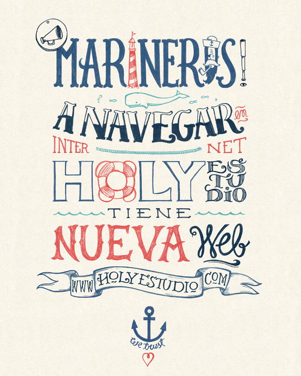 Marineros! on Behance #marinero #sailor #ballena #sail #marino #ancla #sea #navy #ligthhouse #anchor #mar #wale #capitan