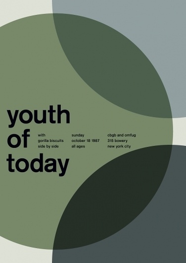 youth of today at cbgb, 1987 - swissted #graphic design #design #poster #print design #poster design