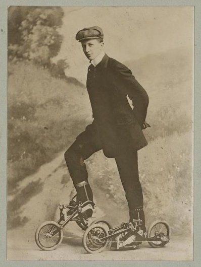 Roller skating, Nov. 8, 1910 #roller #1910 #skating #vintage