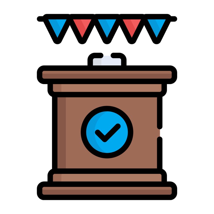 See more icon inspiration related to podium, pedestal, tribune, conference, presentation, education, speech, networking and business on Flaticon.