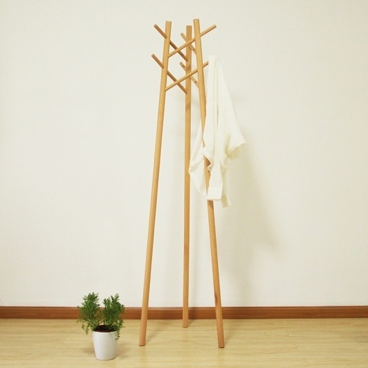 作品 - 木智工坊 #furniture #rack #coat