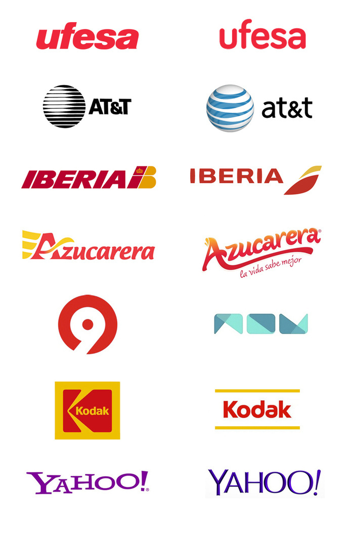 Rediseños de logos "poco acertados" #logos #branding #design #graphic #logo