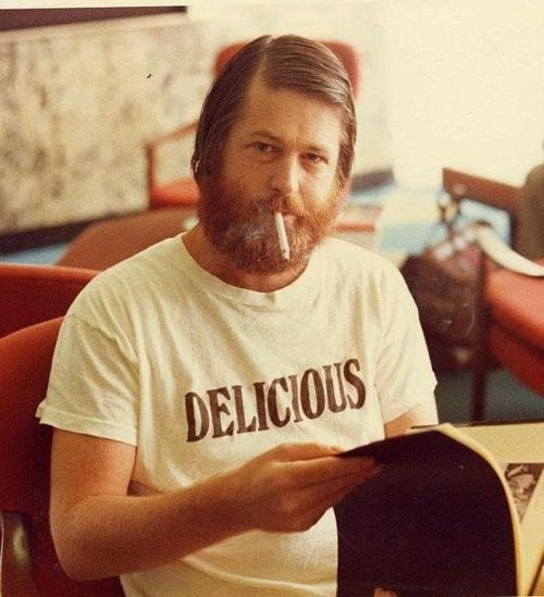 Brian Wilson Beach Boys #typography #beard #shirt