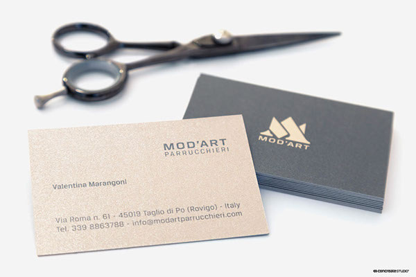 MOD'ART | Hair Salon | Logo Design and Branding on Behance #salon #hairdresser #favini #hair #monogram #majestic #hairdress #style
