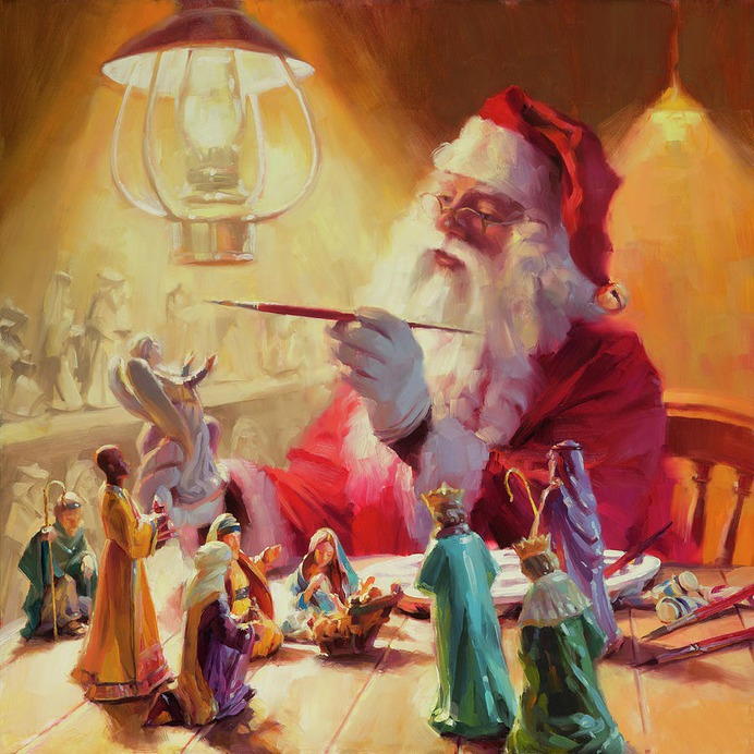 christmas paint by number & step by step easy christmas paintings #painting