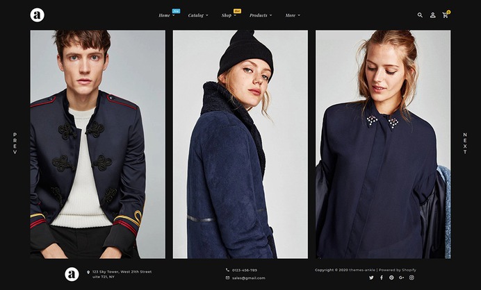 #ankle - #Fashion #Boutique - #Shopify Multi purpose Responsive #Theme | #TemplateTrip #eCommerce #Website #Design