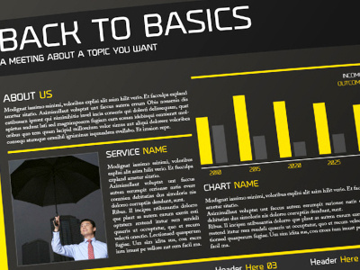 Back to Basics www.graphicriver.net/item/4-pages-brochure-trifold-flyer-business-card/3744520?ref=andre28 #print #graphic #template #layout #brochure