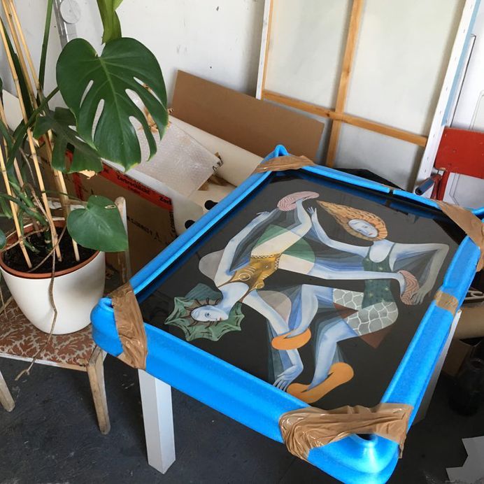 Framing and packing new pieces before I head back to Vancouver next week!