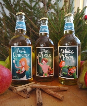 DogEatCog | My Work | Scrumpers #labels #packaging #scrumpers #design #illustration