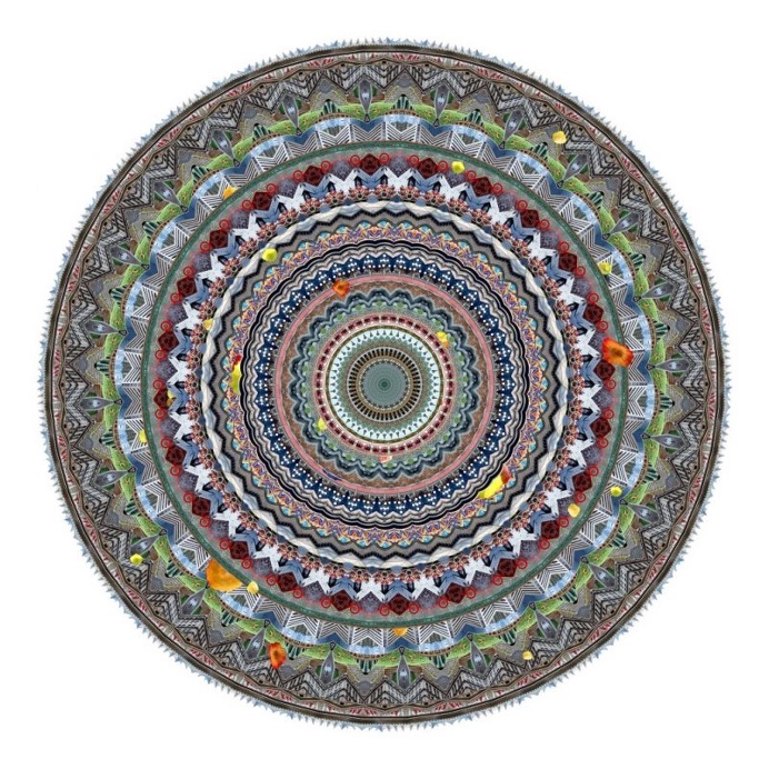 Neal Peterson Combines Photographs He Takes of Different Places Into Mandalas