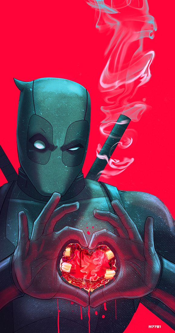 deadpool… have a heart by m7781