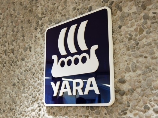 Grid Design » Branding in renovated floors #signage #yara #oslo