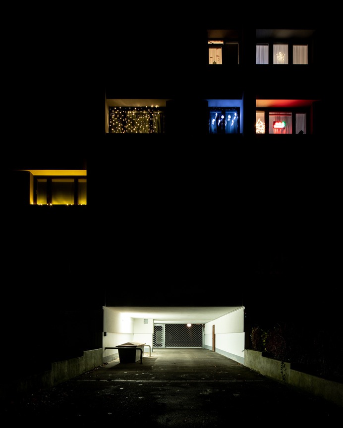 Night Architecture Light Black