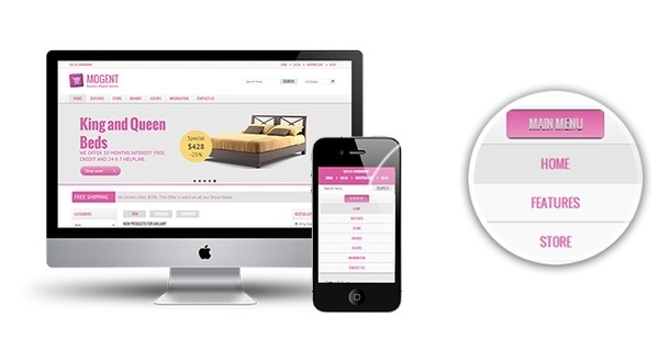 Mogent - Mobile Ready & Responsive Magento Template #responsive #store #theme #furniture #magento #mobile #template #ready