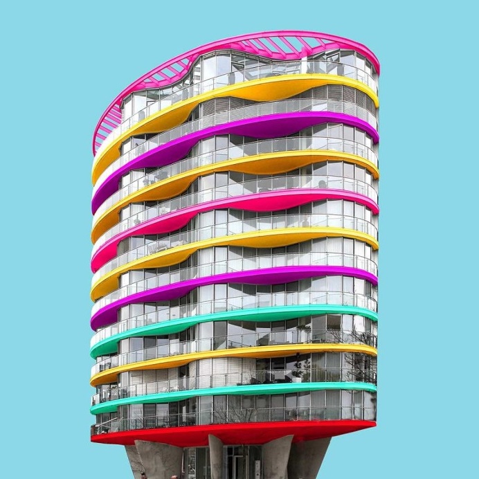 Paul Eis Reimagines German Architecture By Adding Some Colour Himself