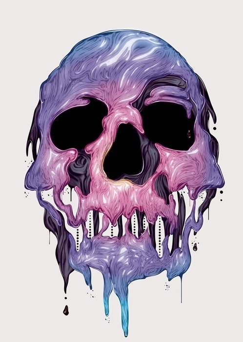 YOUR DAILY DOSE OF CREATIVITY! | by Faraz Ghori #illustration #design #skull