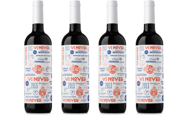 ATIPUS VI NOVELL 2013 011.jpg #packaging #drink #label #wine #food #logo